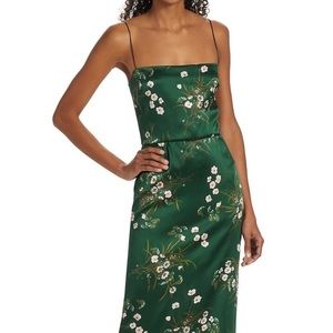 Reformation Frankie Floral Silk Maxi dress